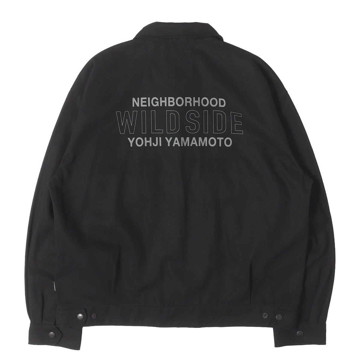 26SS ×WILDSIDE YOHJI YAMAMOTO フルジップ ワークジャケット(ZIP WORK JACKET)