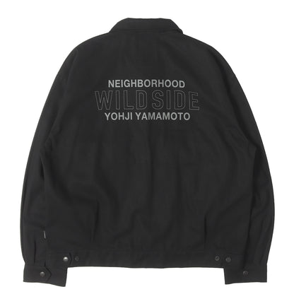 26SS ×WILDSIDE YOHJI YAMAMOTO フルジップ ワークジャケット(ZIP WORK JACKET)