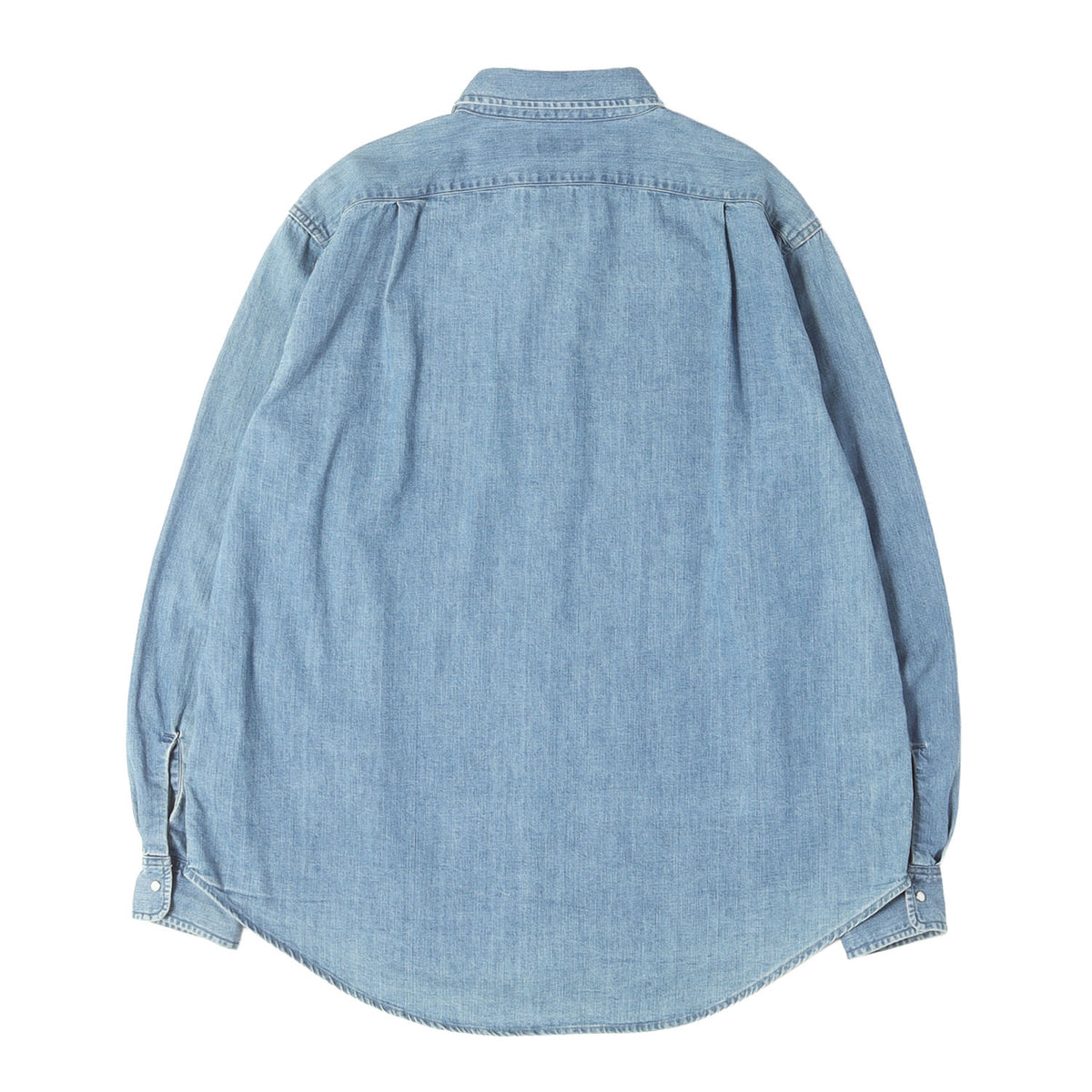 25SS スナップボタン ライトデニムシャツ(Regular Collar Light Denim Shirt)