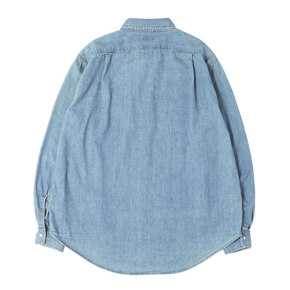 25SS スナップボタン ライトデニムシャツ(Regular Collar Light Denim Shirt)