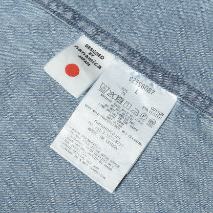 25SS スナップボタン ライトデニムシャツ(Regular Collar Light Denim Shirt)