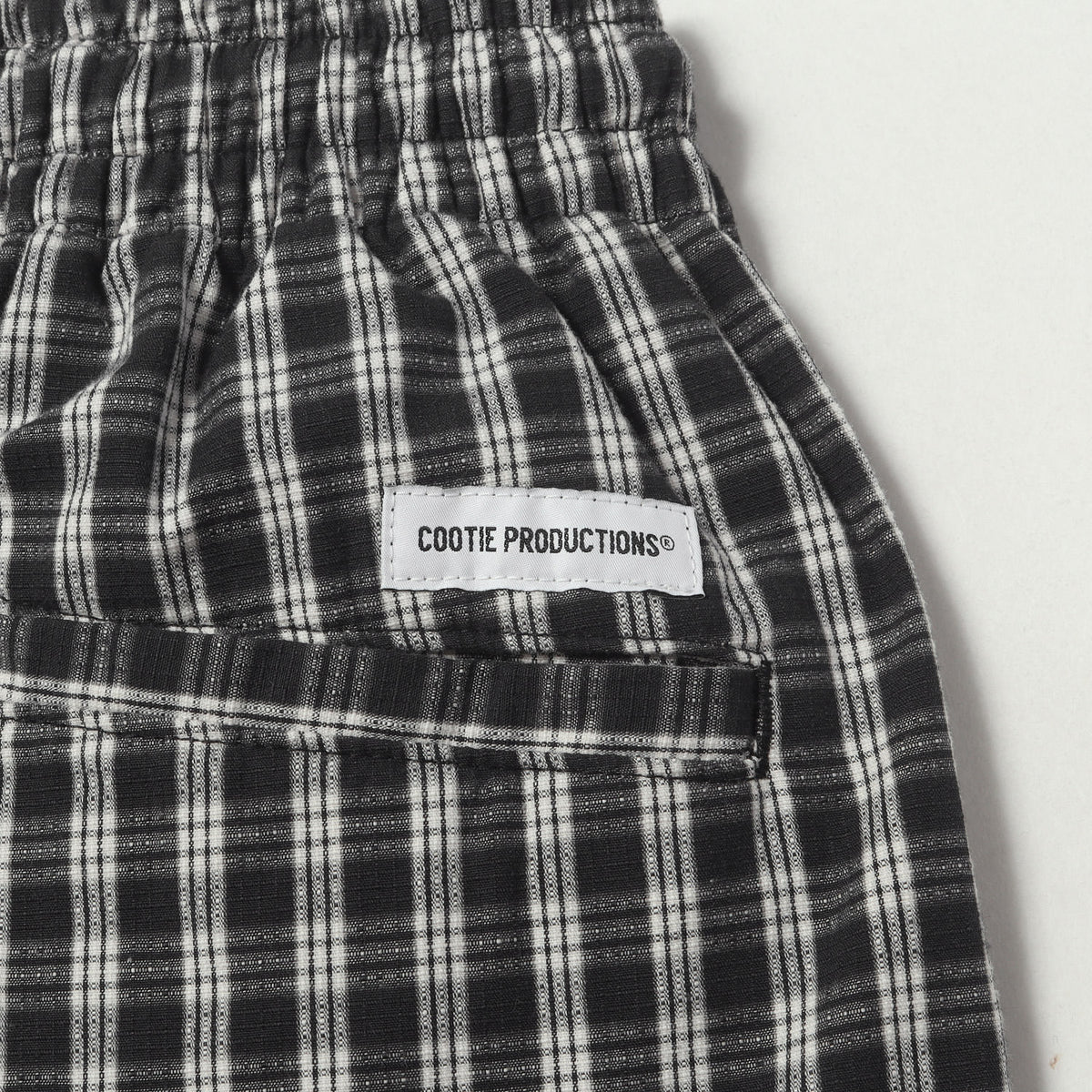 24SS ドビーチェック コットン イージーパンツ(Dobby Check Easy Pants)