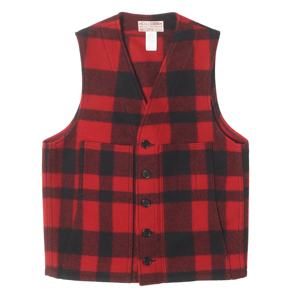 チェック ウール マッキーノ ベスト (MACKINAW VEST) USA製