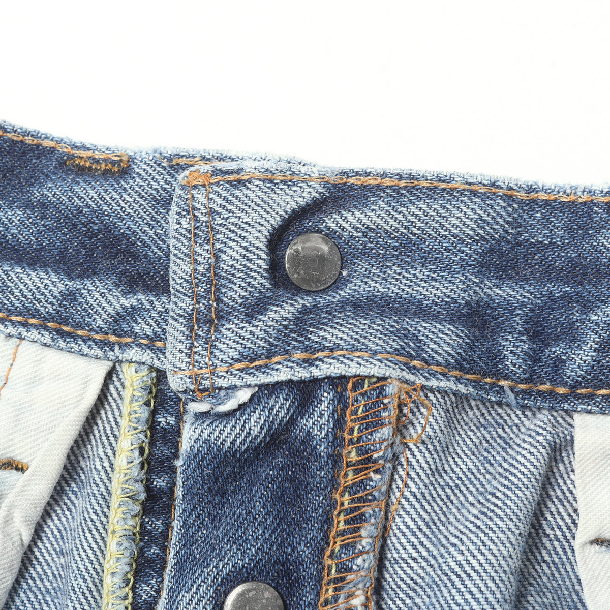 [雰囲気抜群] 70s 501 66前期 デニムパンツ / USA製 ボタン裏刻印6