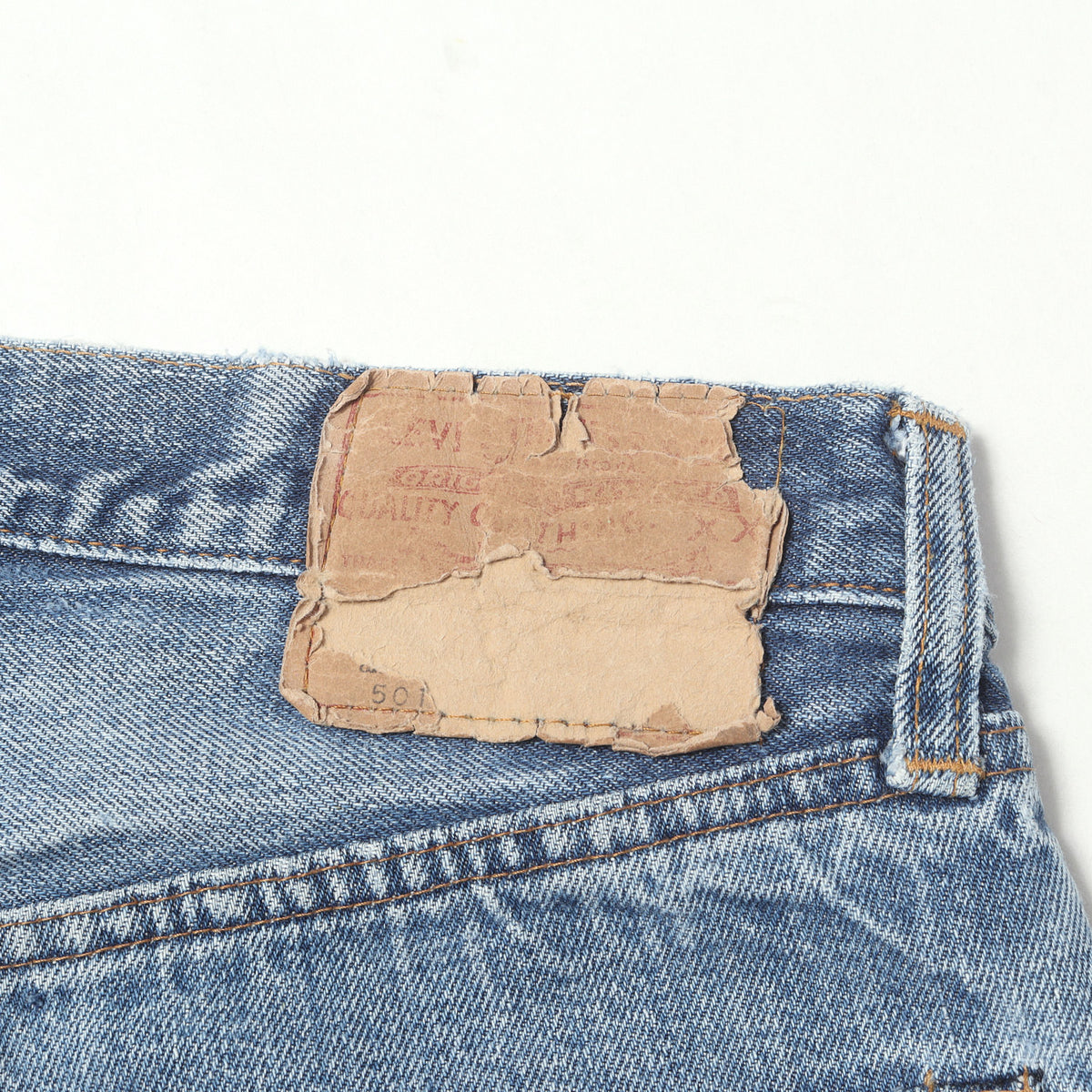 [雰囲気抜群] 70s 501 66前期 デニムパンツ / USA製 ボタン裏刻印6