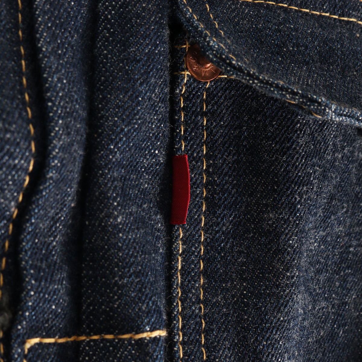 [人気モデル 濃紺] 大戦 1st タイプ Tバック デニムジャケット (S40's Jacket 14oz)
