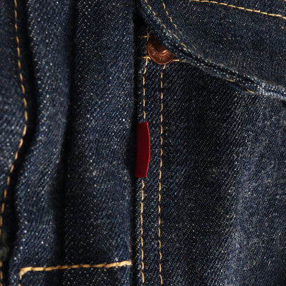 [人気モデル 濃紺] 大戦 1st タイプ Tバック デニムジャケット (S40's Jacket 14oz)
