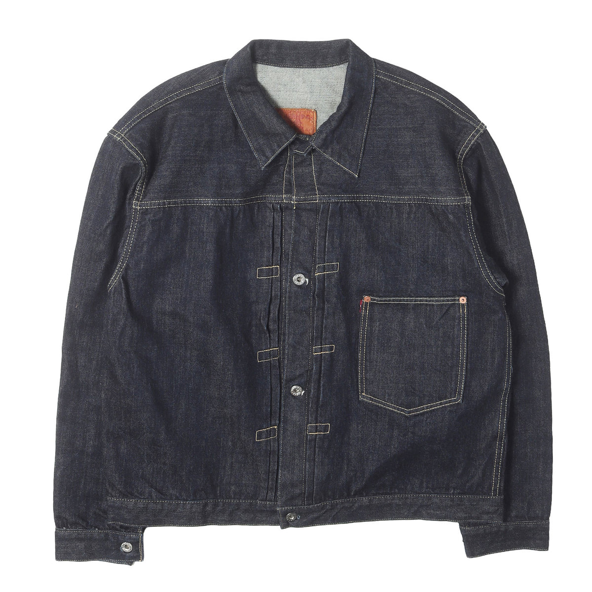 [人気モデル 濃紺] 大戦 1st タイプ Tバック デニムジャケット (S40's Jacket 14oz)