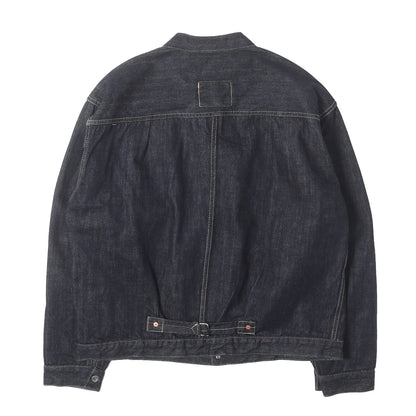 [人気モデル 濃紺] 大戦 1st タイプ Tバック デニムジャケット (S40's Jacket 14oz)
