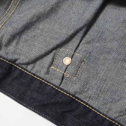 [人気モデル 濃紺] 大戦 1st タイプ Tバック デニムジャケット (S40's Jacket 14oz)