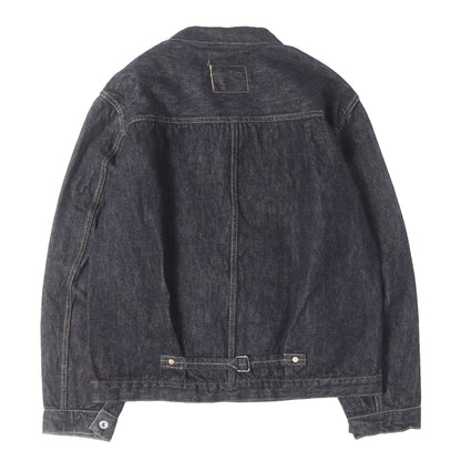 [人気モデル 濃紺] 大戦 1st タイプ Tバック デニムジャケット (S40's Jacket 14oz)