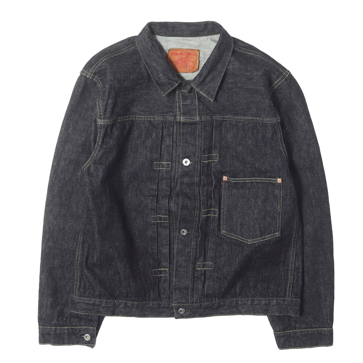 [人気モデル 濃紺] 大戦 1st タイプ Tバック デニムジャケット (S40's Jacket 14oz)