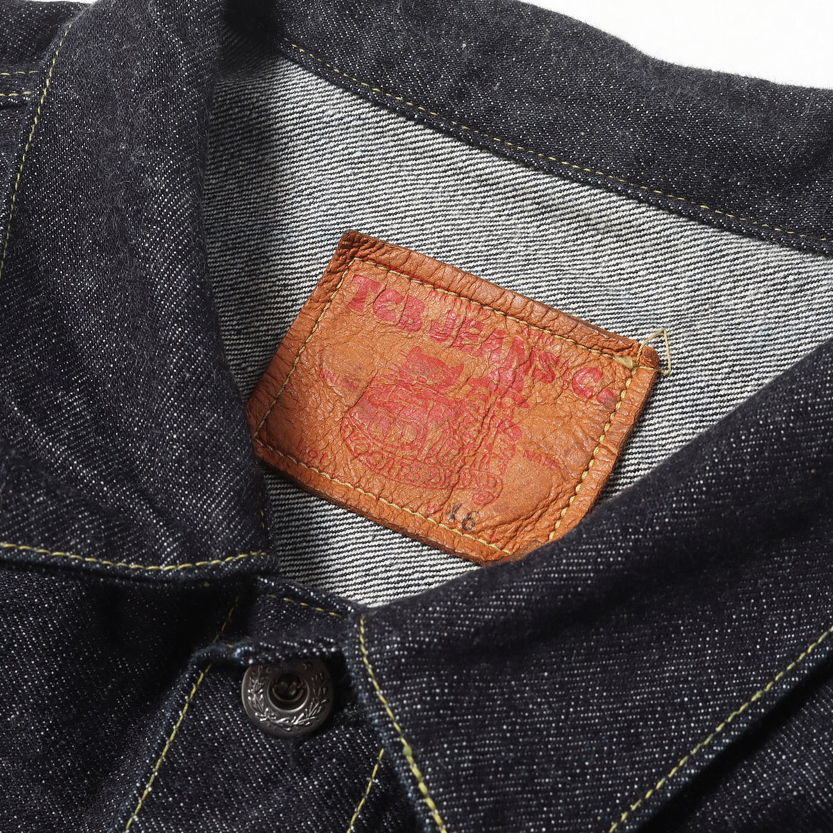 [人気モデル 濃紺] 大戦 1st タイプ Tバック デニムジャケット (S40's Jacket 14oz)