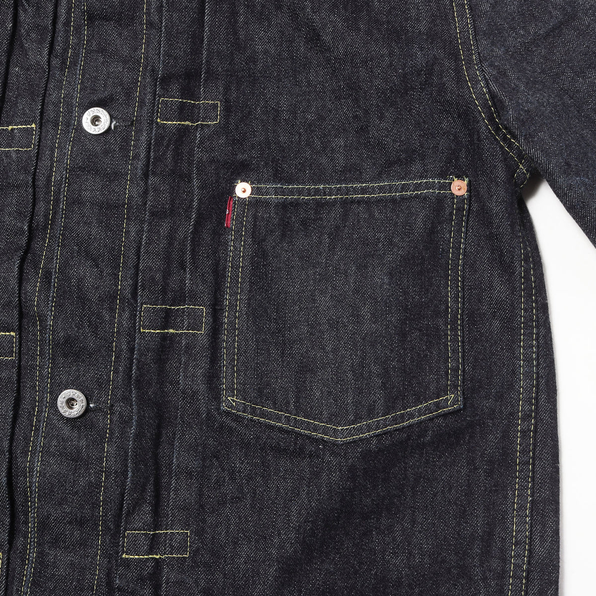 [人気モデル 濃紺] 大戦 1st タイプ Tバック デニムジャケット (S40's Jacket 14oz)