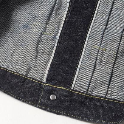 [人気モデル 濃紺] 大戦 1st タイプ Tバック デニムジャケット (S40's Jacket 14oz)