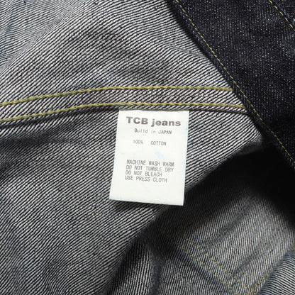 [人気モデル 濃紺] 大戦 1st タイプ Tバック デニムジャケット (S40's Jacket 14oz)