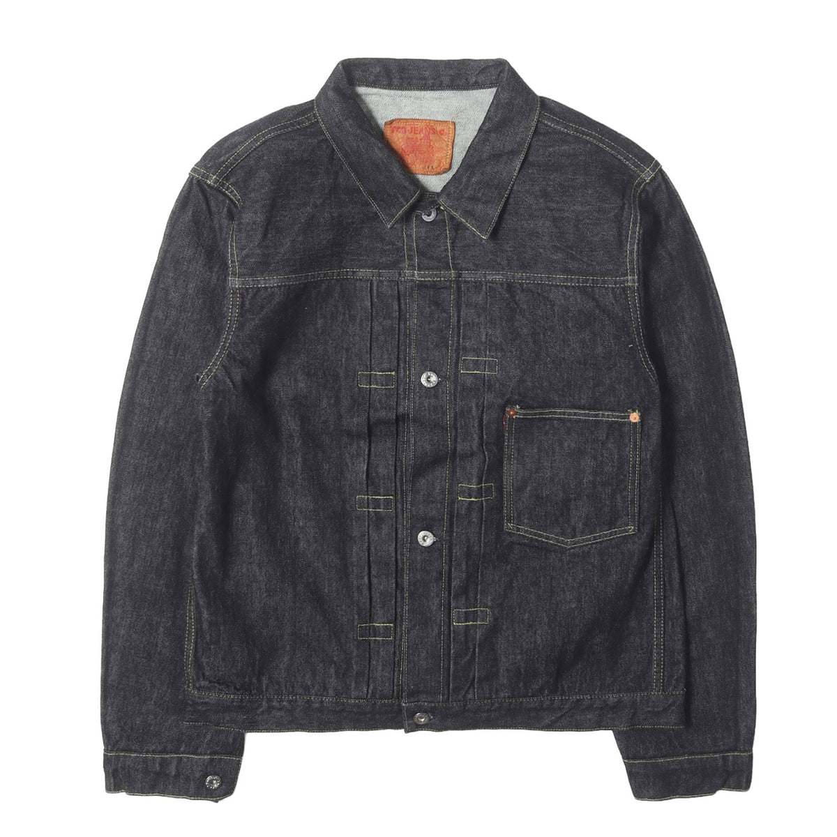 [人気モデル 濃紺] 大戦 1st タイプ Tバック デニムジャケット (S40's Jacket 14oz)