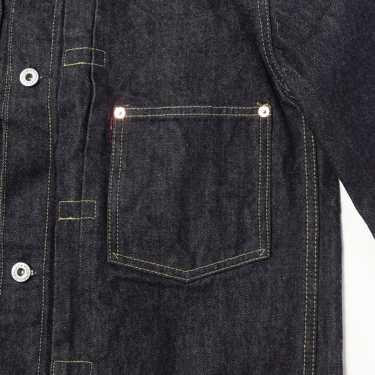 [人気モデル 濃紺] 大戦 1st タイプ Tバック デニムジャケット (S40's Jacket 14oz)
