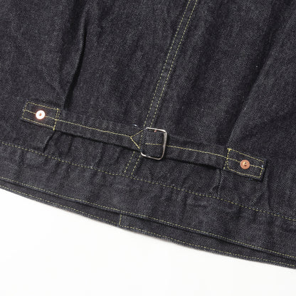 [人気モデル 濃紺] 大戦 1st タイプ Tバック デニムジャケット (S40's Jacket 14oz)