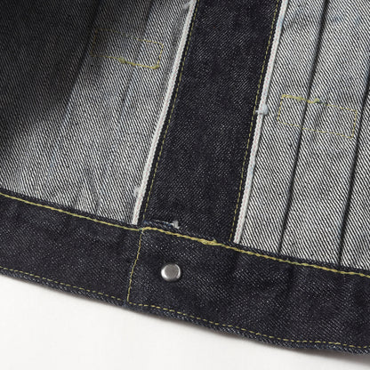 [人気モデル 濃紺] 大戦 1st タイプ Tバック デニムジャケット (S40's Jacket 14oz)
