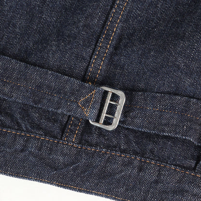 [人気モデル 濃紺] 1st アーリータイプ Tバック デニムジャケット (20's Jacket 12.5oz)