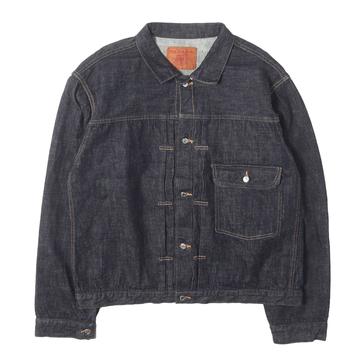 [人気モデル 濃紺] 1st アーリータイプ Tバック デニムジャケット (20's Jacket 12.5oz)