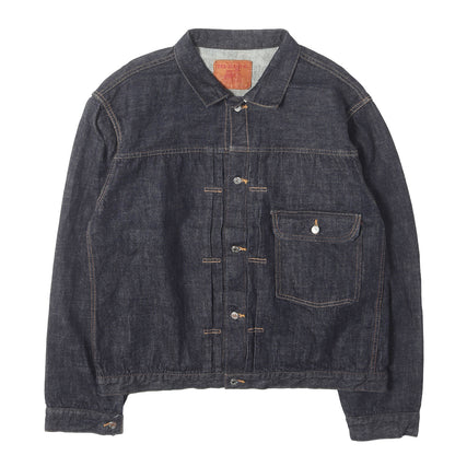 [人気モデル 濃紺] 1st アーリータイプ Tバック デニムジャケット (20's Jacket 12.5oz)
