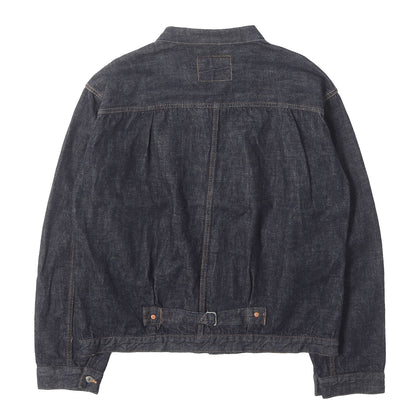 [人気モデル 濃紺] 1st アーリータイプ Tバック デニムジャケット (20's Jacket 12.5oz)