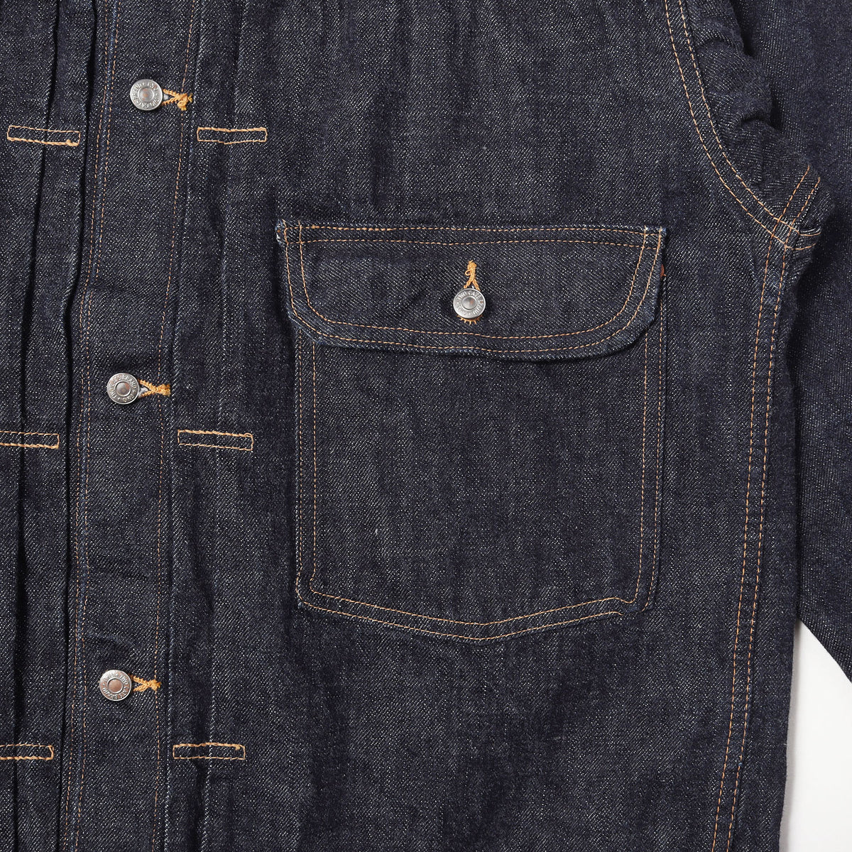 [人気モデル 濃紺] 1st アーリータイプ Tバック デニムジャケット (20's Jacket 12.5oz)