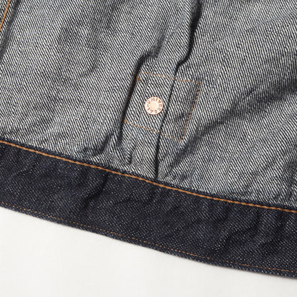 [人気モデル 濃紺] 1st アーリータイプ Tバック デニムジャケット (20's Jacket 12.5oz)