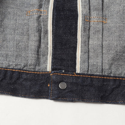 [人気モデル 濃紺] 1st アーリータイプ Tバック デニムジャケット (20's Jacket 12.5oz)