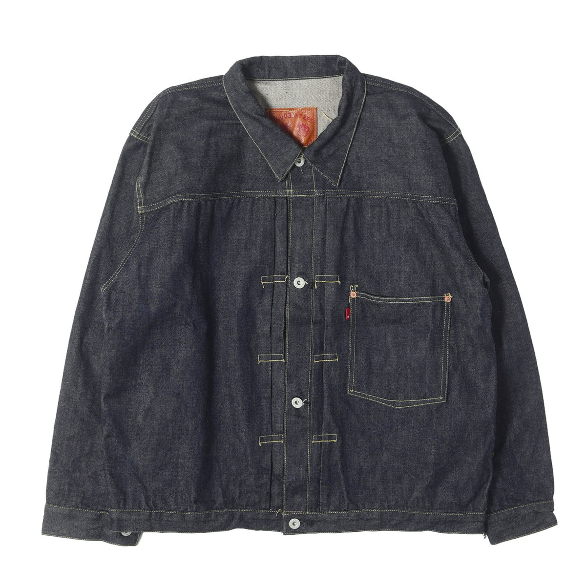 [人気モデル 濃紺] S2107-24 大戦 1st タイプ Tバック デニムジャケット (WWII WPB Regulation 13.5oz)