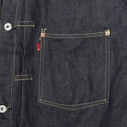 [人気モデル 濃紺] S2107-24 大戦 1st タイプ Tバック デニムジャケット (WWII WPB Regulation 13.5oz)