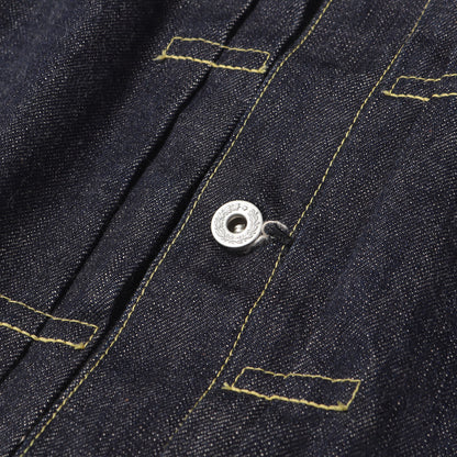 [人気モデル 濃紺] S2107-24 大戦 1st タイプ Tバック デニムジャケット (WWII WPB Regulation 13.5oz)