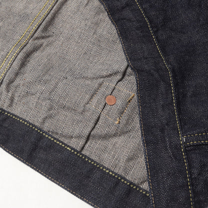 [人気モデル 濃紺] S2107-24 大戦 1st タイプ Tバック デニムジャケット (WWII WPB Regulation 13.5oz)