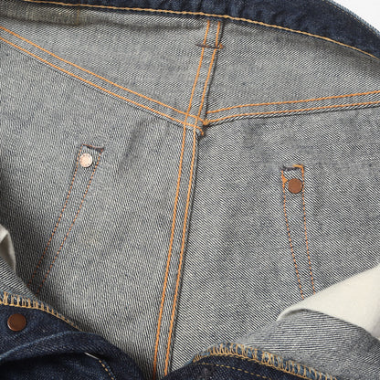 [濃紺 希少モデル] 90s 1000XX 牛パッチ デニムパンツ