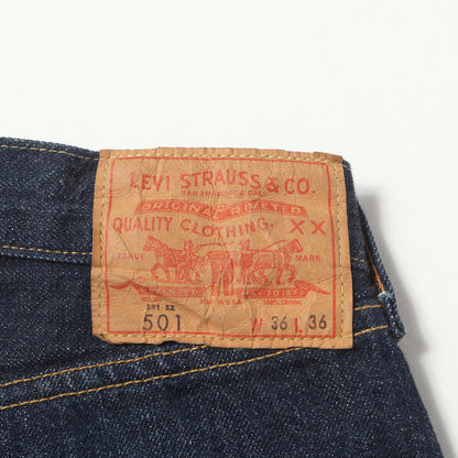 [濃紺 ビッグサイズ] 00s 1966年復刻 501XX-501 Big E デニムパンツ / USA製 66501-0077