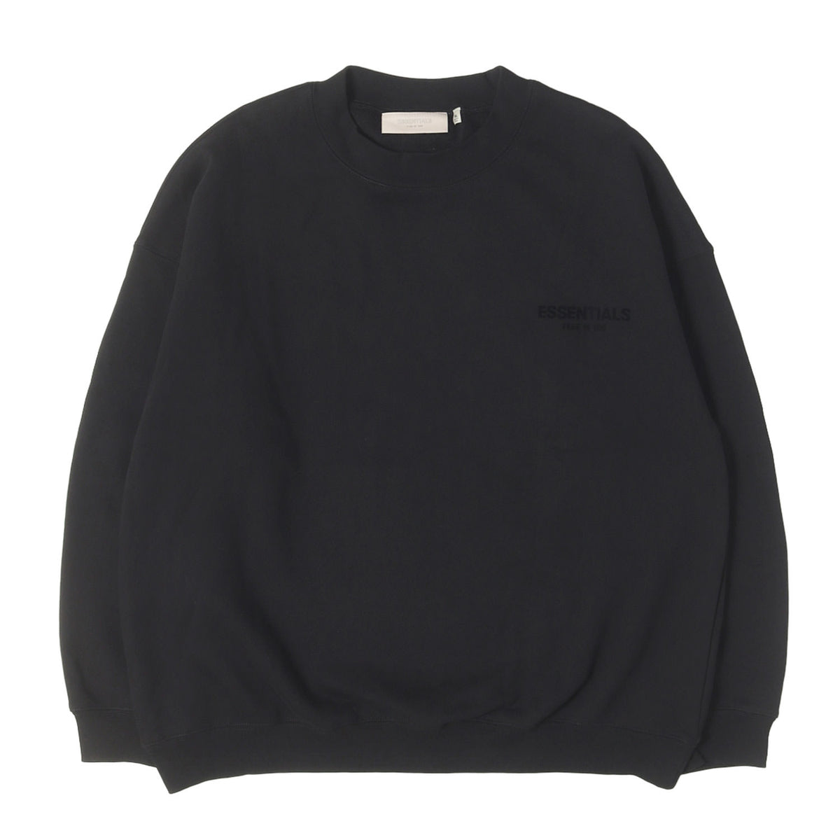 FOG ESSENTIALS フロッキープリント オーバーサイズ スウェット