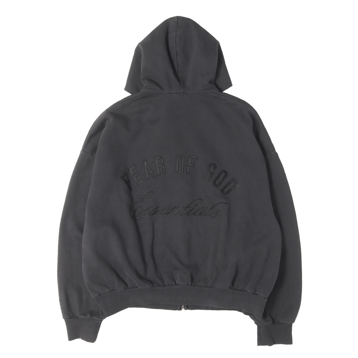 25AW FOG ESSENTIALS バックロゴ刺繍 ジップ スウェットパーカー(Embroidered Classic Full Zip Hoodie)