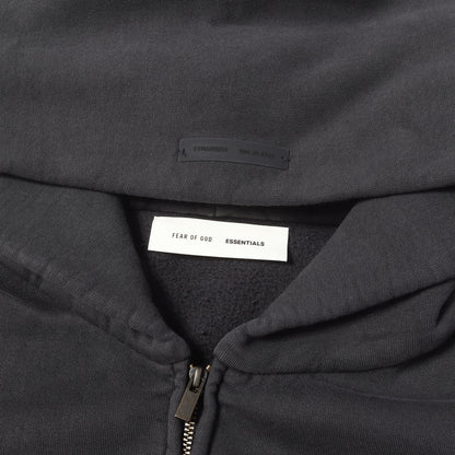 25AW FOG ESSENTIALS バックロゴ刺繍 ジップ スウェットパーカー(Embroidered Classic Full Zip Hoodie)