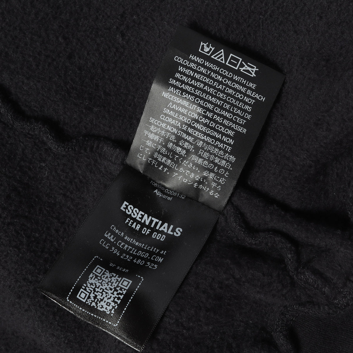 25AW FOG ESSENTIALS バックロゴ刺繍 ジップ スウェットパーカー(Embroidered Classic Full Zip Hoodie)