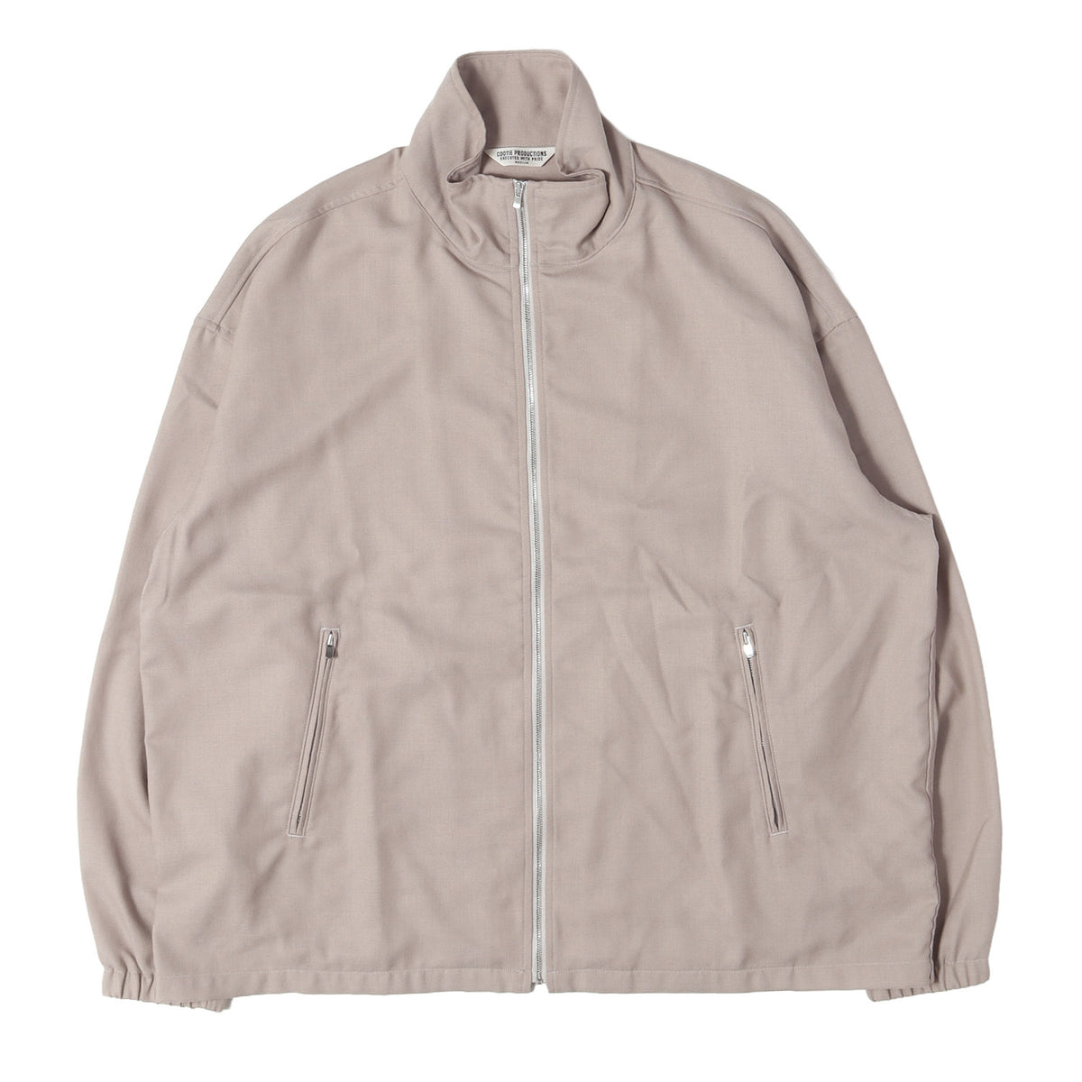 23AW ギャバジンスタンドカラー ジップアップ ジャケット(T/W Gabardine Stand Collar Zip Up Jacket)