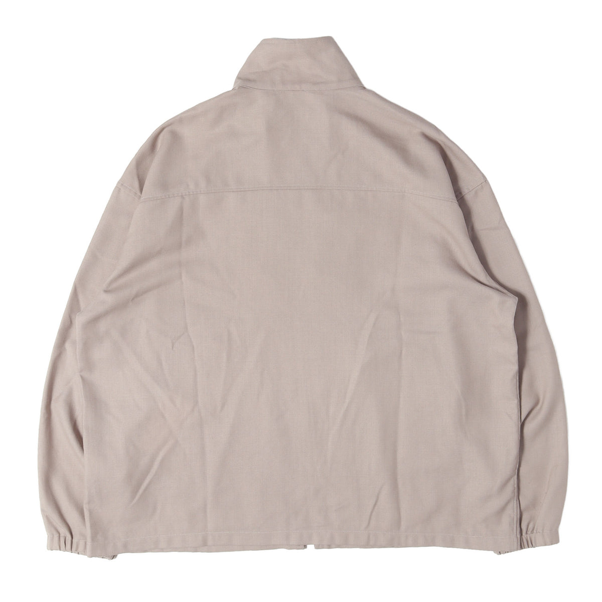 23AW ギャバジンスタンドカラー ジップアップ ジャケット(T/W Gabardine Stand Collar Zip Up Jacket)