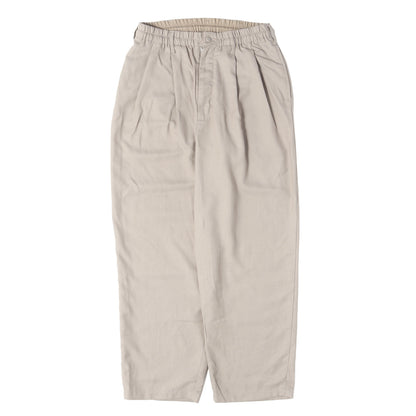 23AW T/Wギャバジン 2タック ワイド イージーパンツ(T/W Gabardine 2 Tuck Easy Pants)