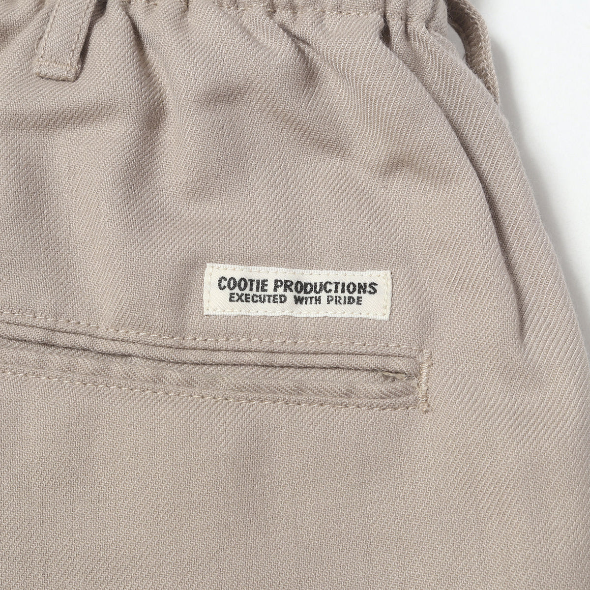 23AW T/Wギャバジン 2タック ワイド イージーパンツ(T/W Gabardine 2 Tuck Easy Pants)