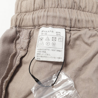 23AW T/Wギャバジン 2タック ワイド イージーパンツ(T/W Gabardine 2 Tuck Easy Pants)