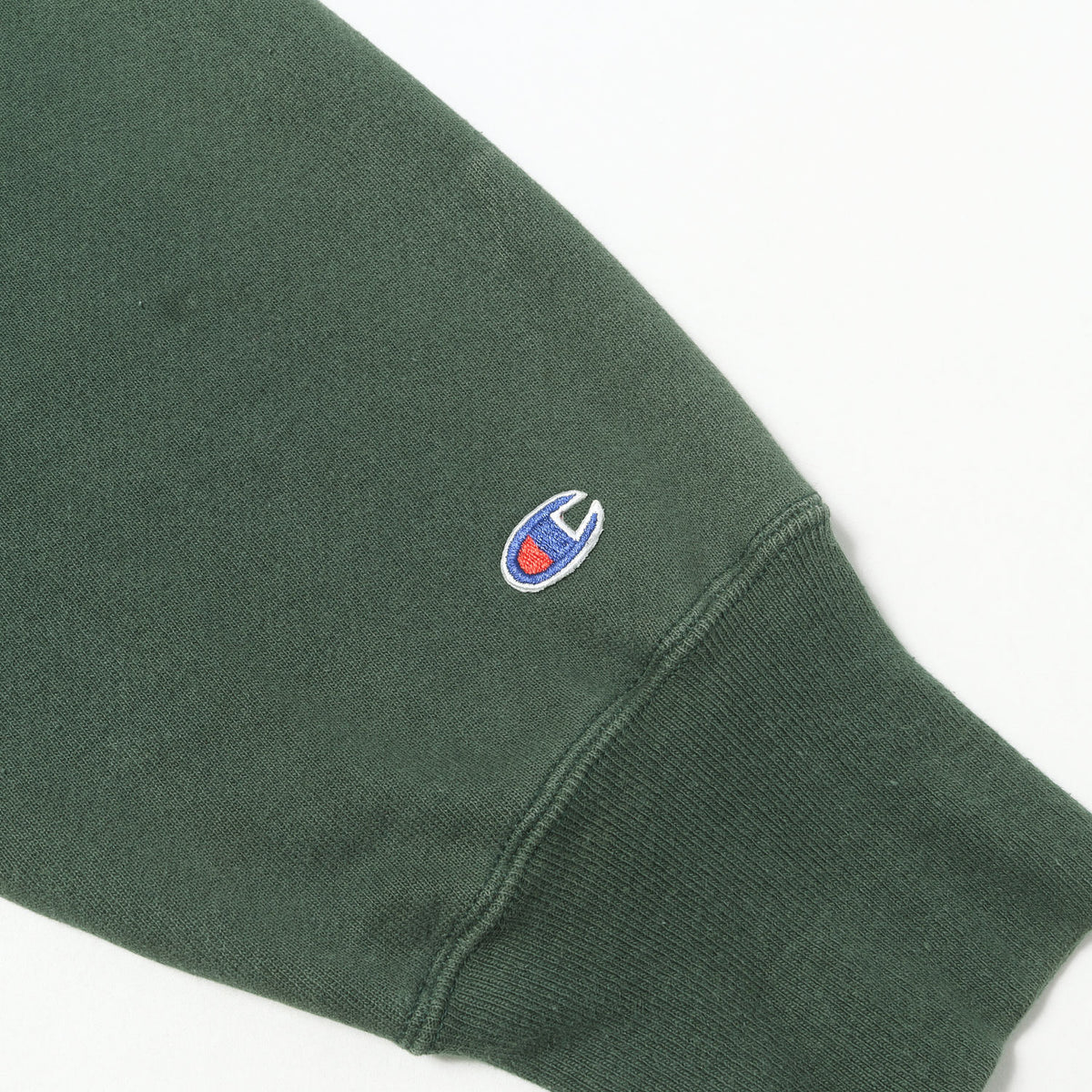 [Goodフェード 刺繍タグ] 90s リバースウィーブ スウェット スナップ カーディガン USA製