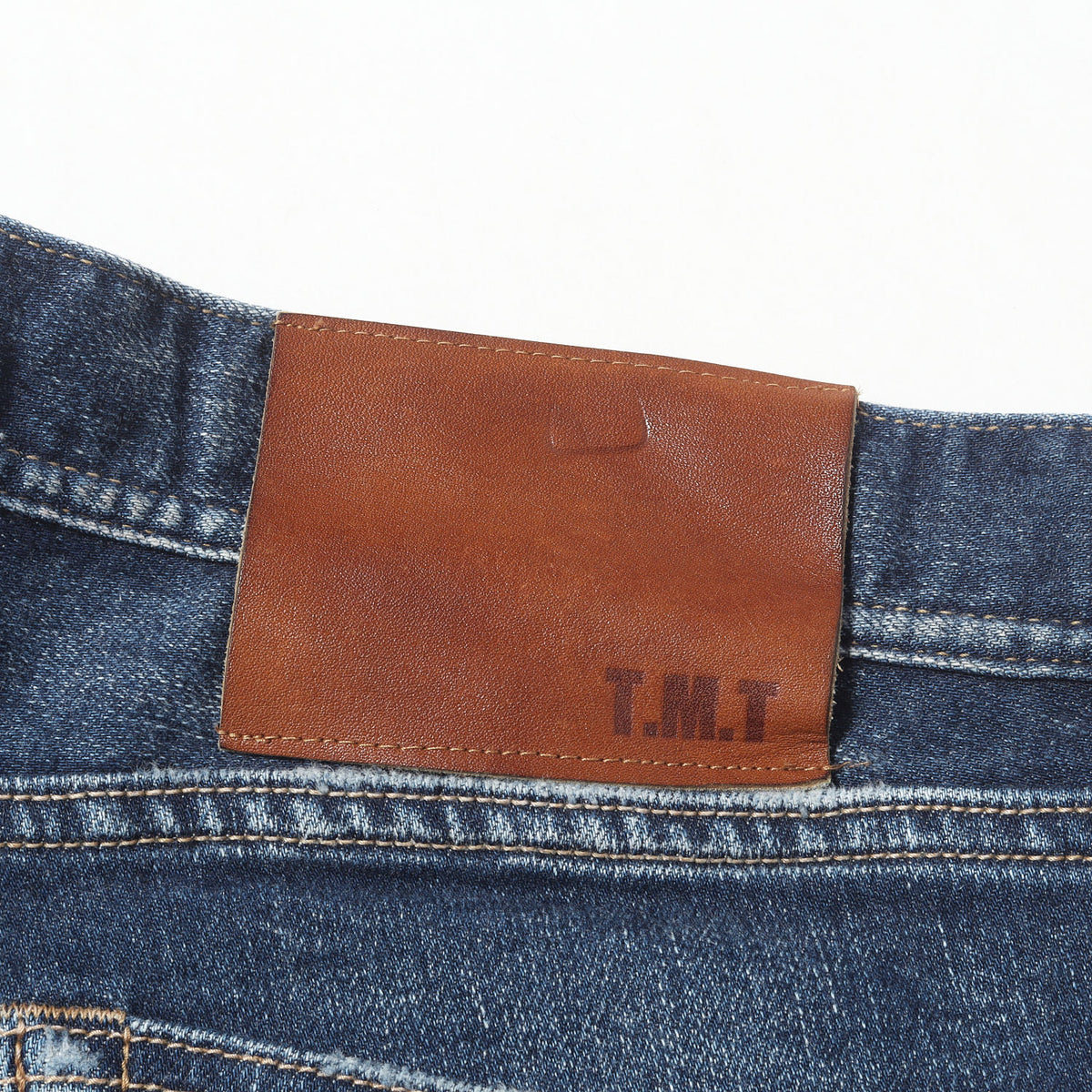 21AW ダメージリペア加工 ストレッチ タイト デニムパンツ (HYBRID-STRETCH DENIM 5P TIGHT TAPERED)