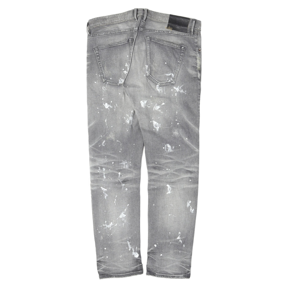 20SS ダメージリペア加工 ストレッチ クロップド デニムパンツ (HYBRID-STRETCH NEON CRASH DENIM 5P CROPPED TAPERED)