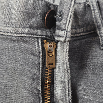 20SS ダメージリペア加工 ストレッチ クロップド デニムパンツ (HYBRID-STRETCH NEON CRASH DENIM 5P CROPPED TAPERED)